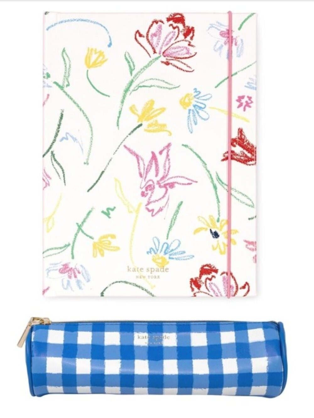 Kate Spade Journal and Pen Case Set, Joyful Garden